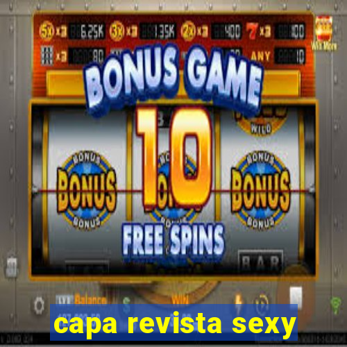 capa revista sexy